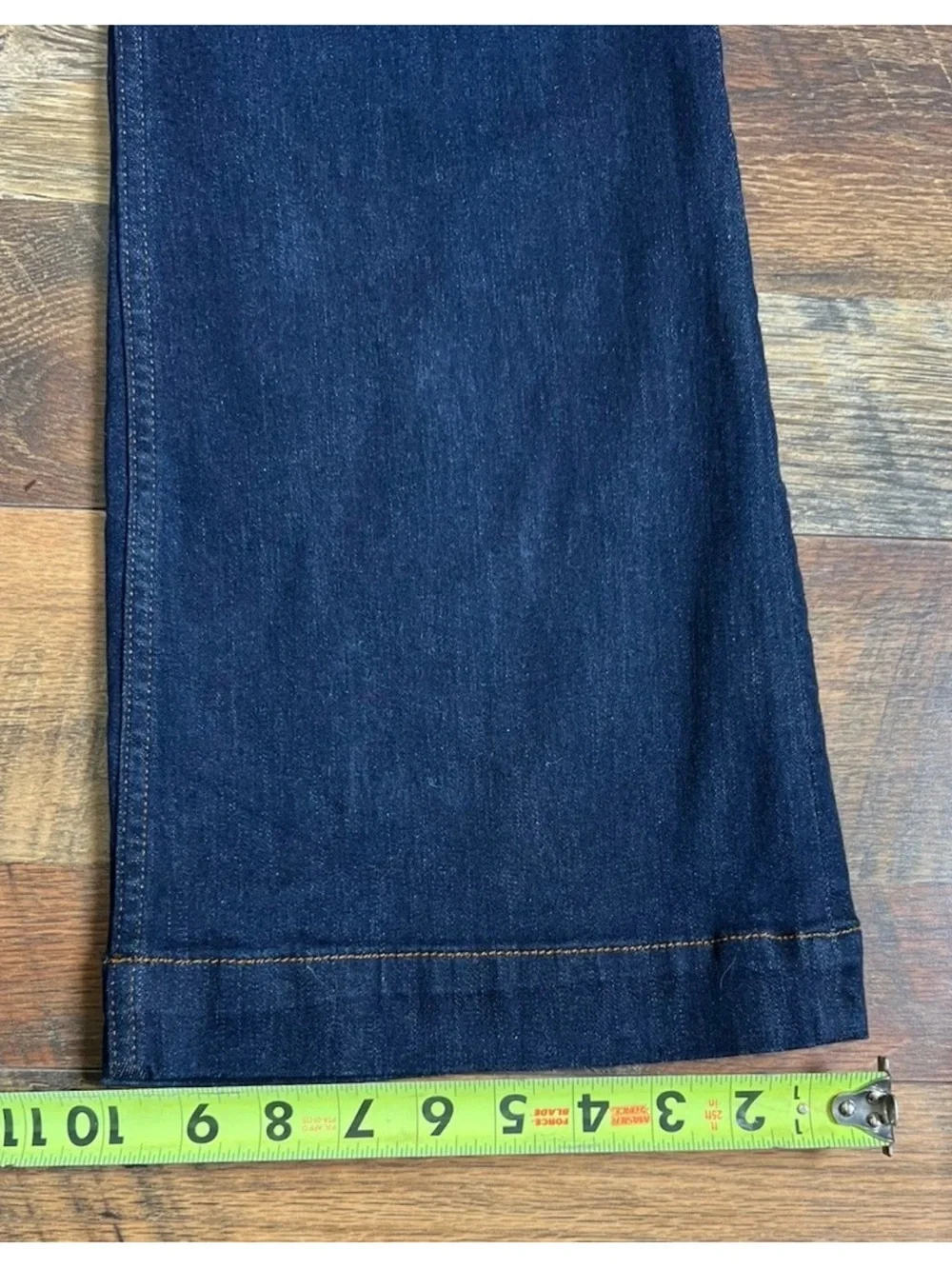 SPANXsculpt ReDefine High Waist Flare Leg Spanx Jeans Indigo Size 10 - Picture 7 of 9